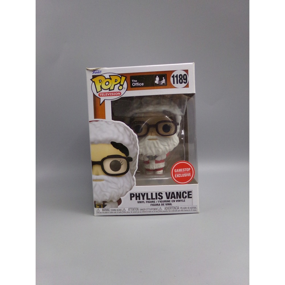 Funko Pop The Office Phyllis Vance 1189 Gamestop Exclusive Vinyl Figure Bad Box